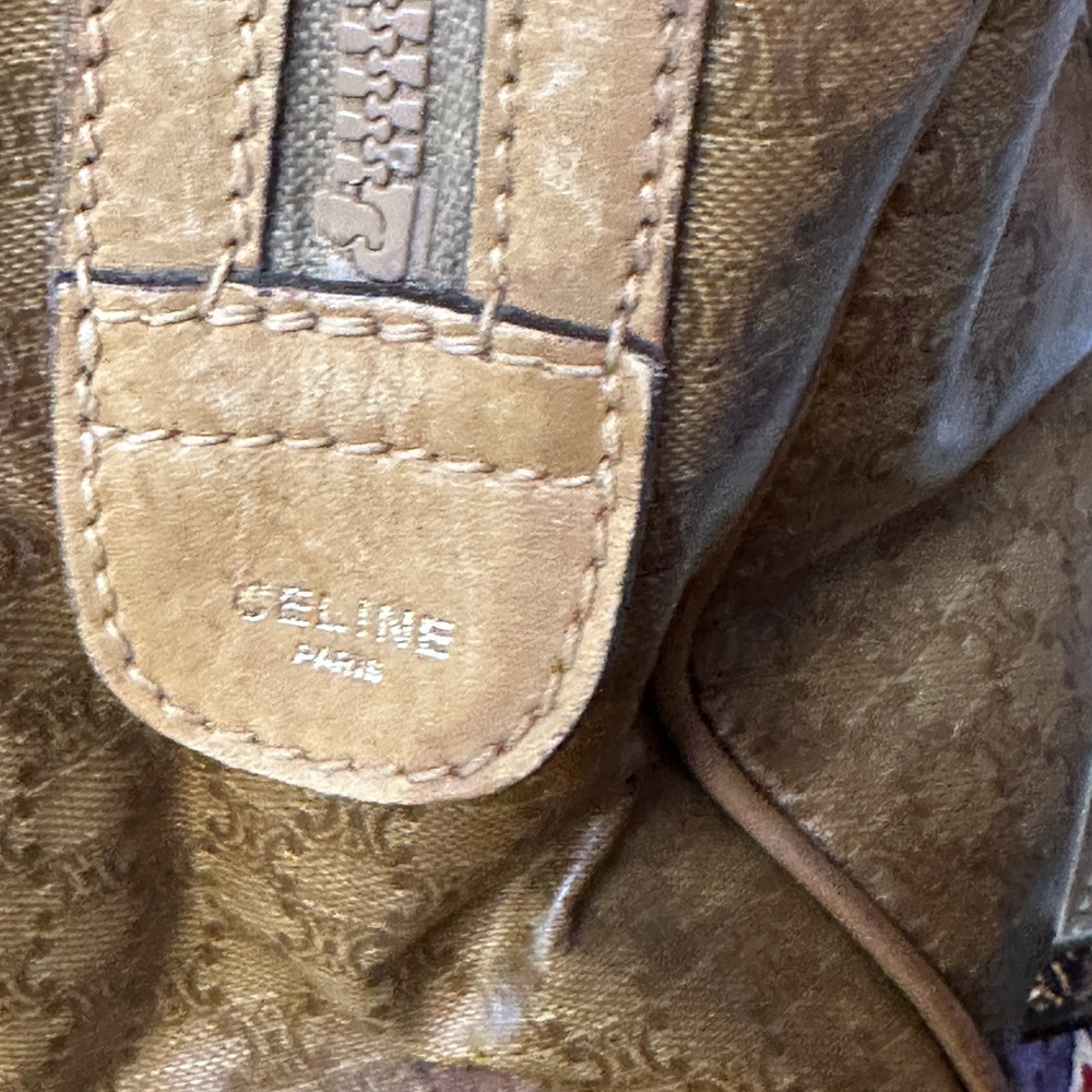 Vintage Celine Macadam Boston Bag. - Picture 11 of 12